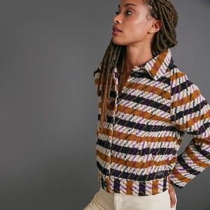 Scotch Soda Wool Blend Houndstooth 